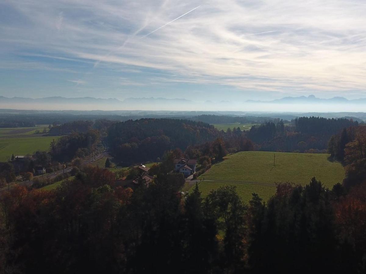 Alpenblick Nahe Muenchen Mit Outdoor Whirlpool - 21 Min Von Muenchen Mit Zug Assling Exterior foto