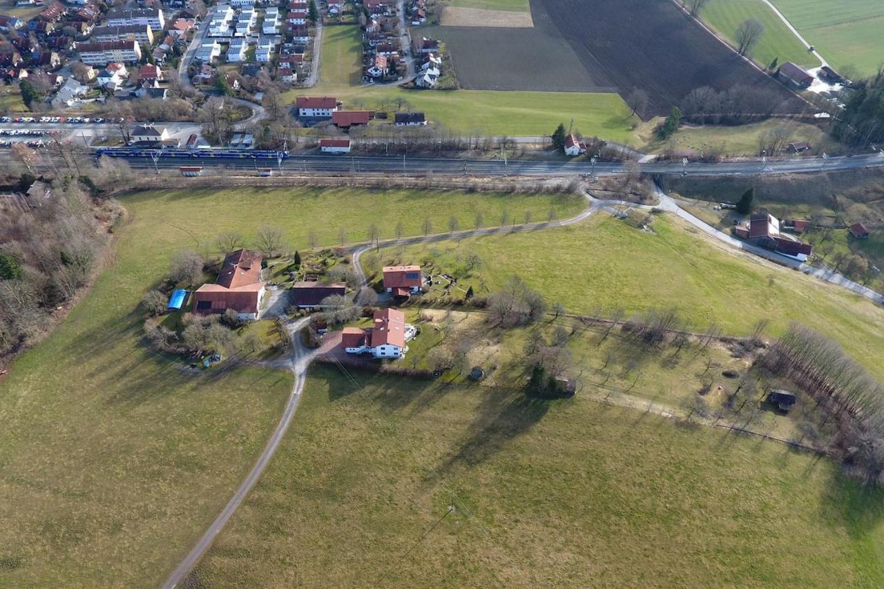 Alpenblick Nahe Muenchen Mit Outdoor Whirlpool - 21 Min Von Muenchen Mit Zug Assling Exterior foto