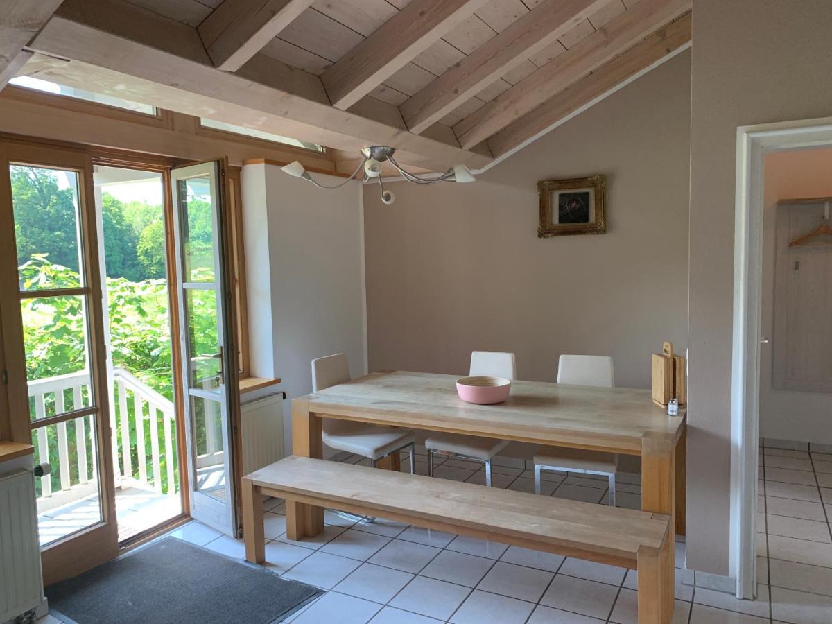 Alpenblick Nahe Muenchen Mit Outdoor Whirlpool - 21 Min Von Muenchen Mit Zug Assling Exterior foto